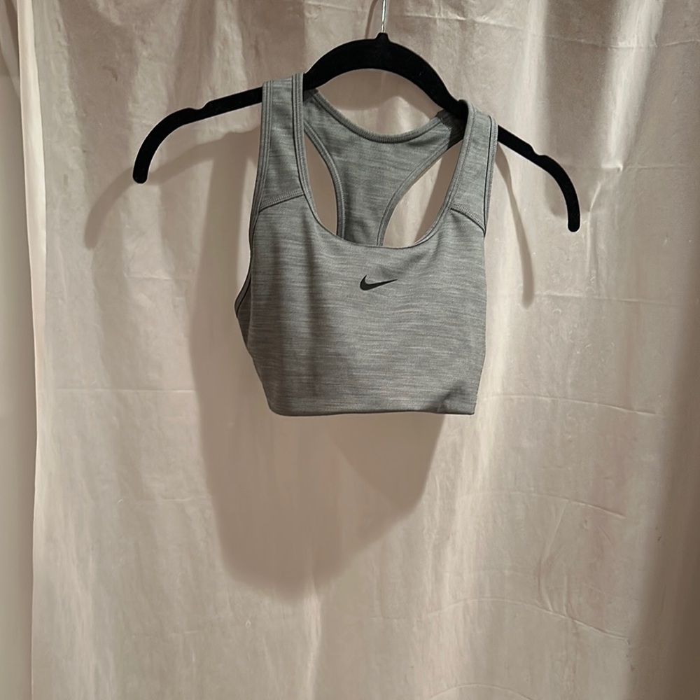 Nike Gray Sports Bra S